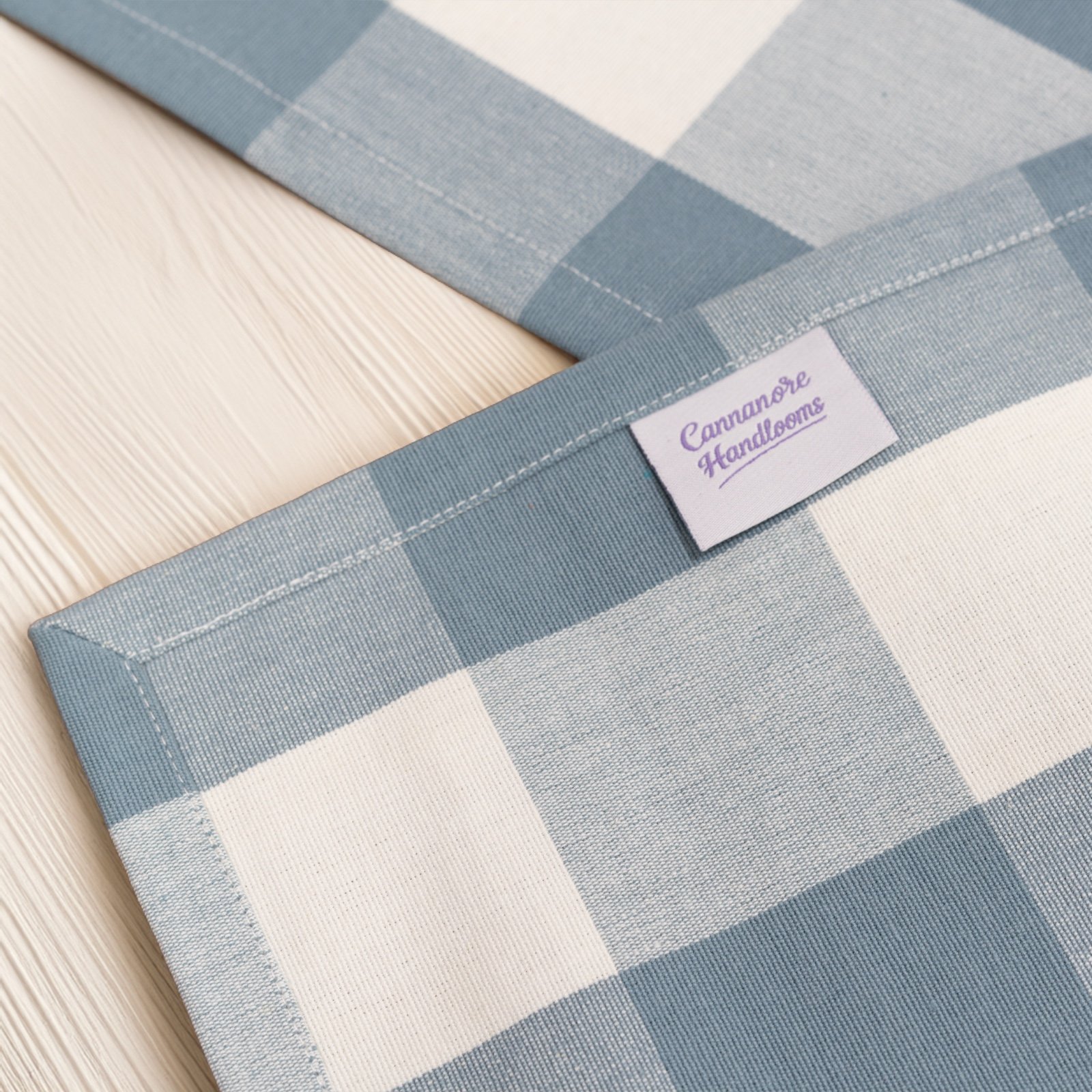 Buffalo Check 100% Cotton Runner (180 x 35 cms) - Image 4